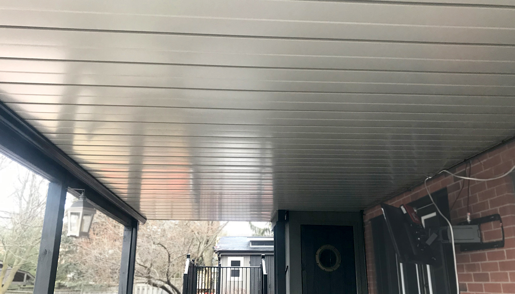 Alum Balusters Composite Deck w/ Soffits