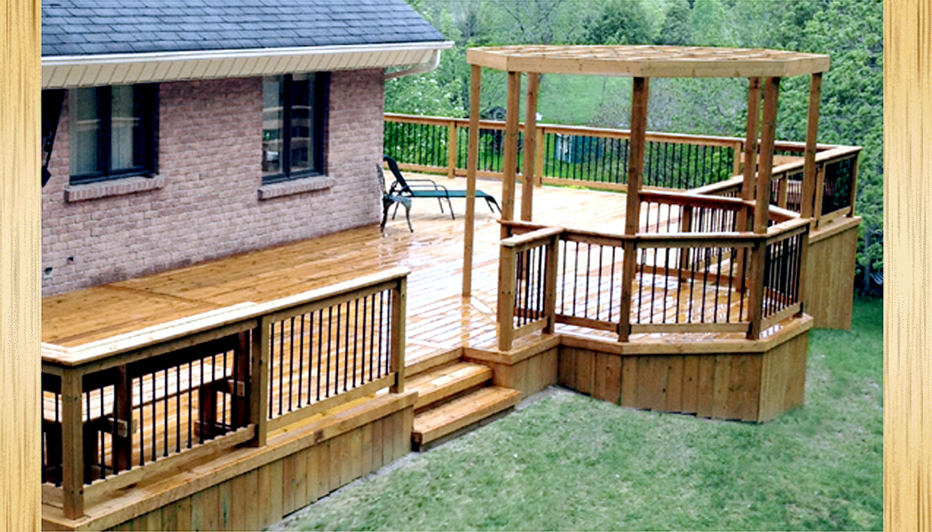 Large Corner Deck