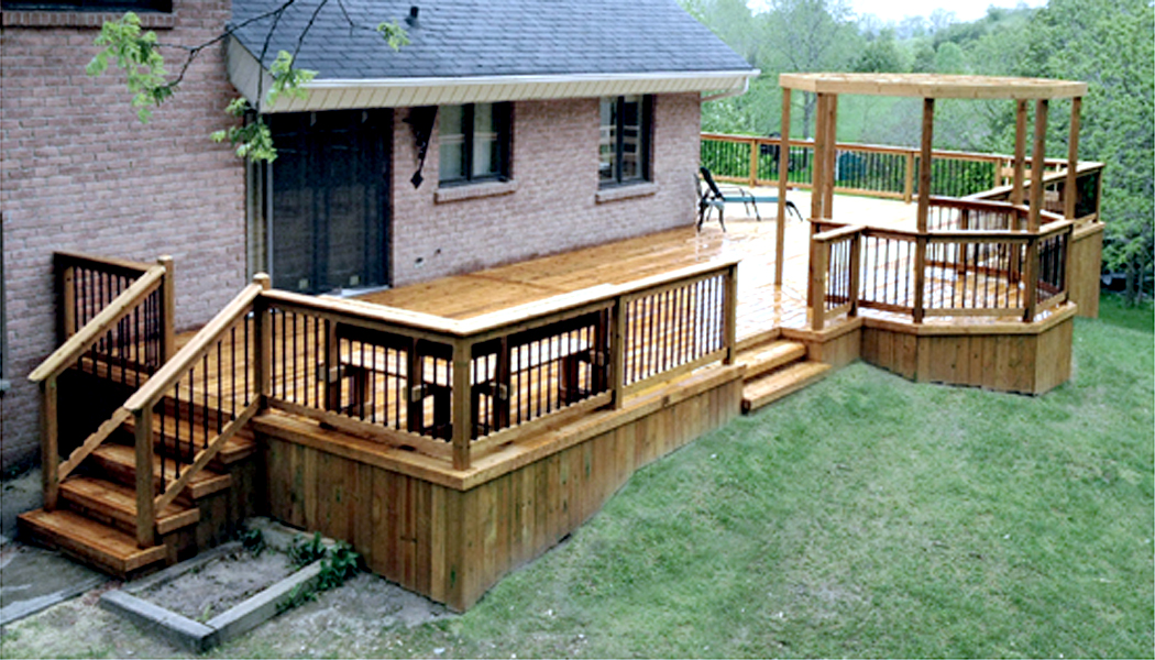 Large Corner Deck