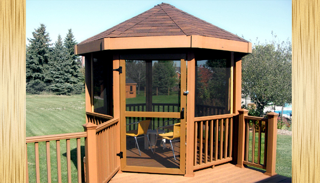 Long Gazebo Deck