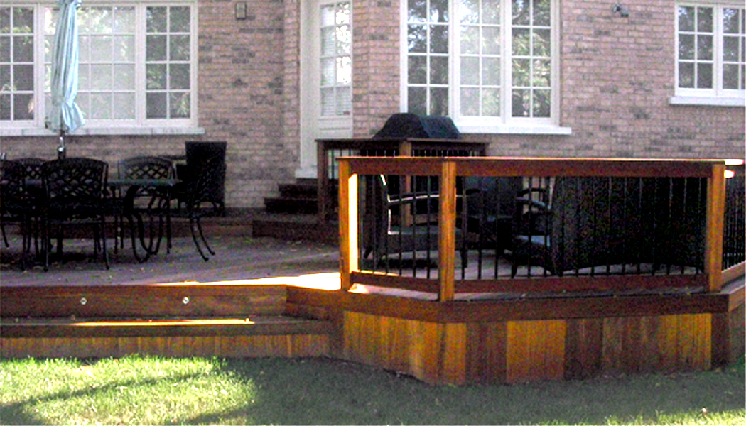 Mahogany Split Deck